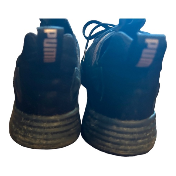 Puma Enzo Womens Black Tennis Shoes Sneaker Athletic Gym Size 7.5 Sport Shoes - Picture 6 of 6